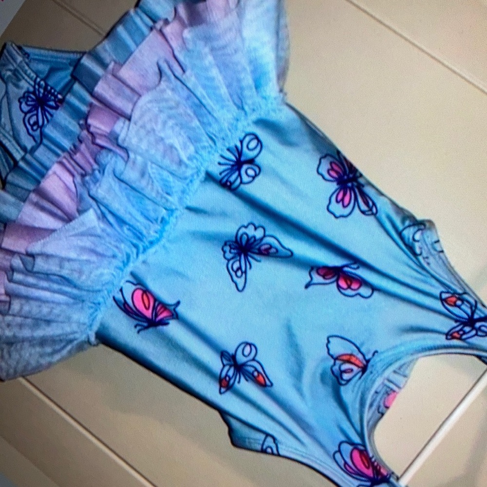 Adorable toddler butterfly one piece